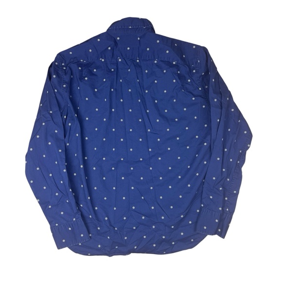 Bonobos Shirt Mens Medium Short Slim Fit Blue Pattern Button Up 100% Cotton - Picture 5 of 12